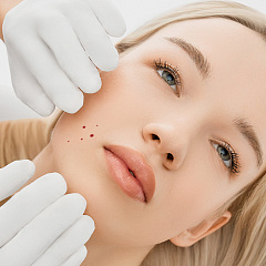 Лечение ангиомы (удаление лазером)