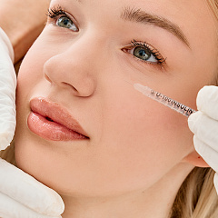 Контурная пластика носослезной борозды